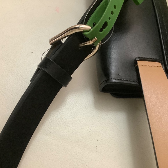 Kate Spade Belt Bag Leather Black Snap Top Wallet (slides Off Belt) Sz L-XL main image 4